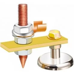 ENLENK Fixer Pince Au Sol, Tête De L'aimant De Soudage, Pince De Soudage Magnétique Fixe De Serrage Solide Magnétique Solide Magnétique Pour Le Sol De Soudage électrique