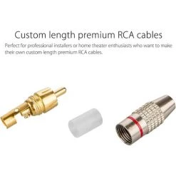 JOORRT 12Pcs RCA Connecteur Male,Connecteurs Audio Vidéo RCA,RCA Terminal Connecteur Audio,RCA Connecteur à Sans Soudure,Connecteurs RCA Plug Jack -Soudure à l'arc Sales Store 67688581 3