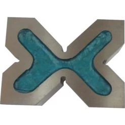 WILMART Paire De Vés 4 Entailles Fonte 95 X 70 X 35 Mm - Lot De 1